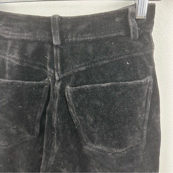 Kenzie Black Velvet Pants Size European 38/US 6 - Picture 9 of 13